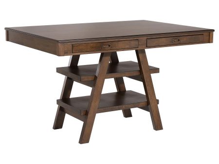 Dewey - Rectangular Counter Height Dining Table - Walnut Online now