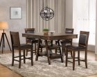 Dewey - Upholstered Counter Chair (Set of 2) - Walnut Online Sale