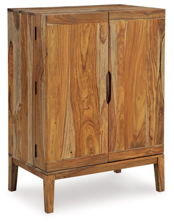 Dressonni - Brown - Bar Cabinet Online now