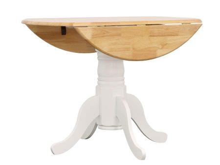 Allison - Round Drop Leaf Extension Dining Table - White Online now