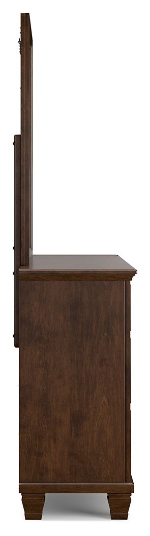 Danabrin - Brown - Dresser And Mirror For Cheap