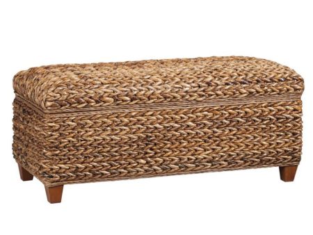 Laughton - Hand-Woven Banana Leaf Storage Trunk - Amber Online