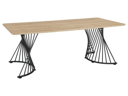 Altus - Composite Wood Dining Table - Natural Oak Sale