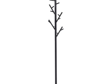 Clover - 18 Hook Freestanding Metal Coat Rack Hat Hanger - Black For Sale