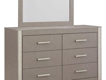 Surancha - Gray - Dresser And Mirror Online Hot Sale