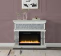 Noralie - Fireplace - Mirrored - Wood - 36  For Cheap