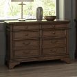 Hartshill - 5-Drawer Home Office File Cabinet - Burnished Oak Fashion