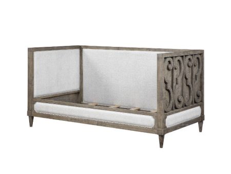 Artesia - Daybed - Tan Fabric & Salvaged Natural Finish on Sale