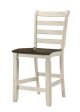 Tasnim - Counter Height Chair (Set of 2) - Oak & Antique White Finish on Sale