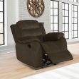 Rodman - Upholstered Padded Arm Glider Recliner - Olive Brown Online Hot Sale