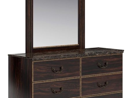 Glosmount - Two-tone - Dresser And Mirror Online