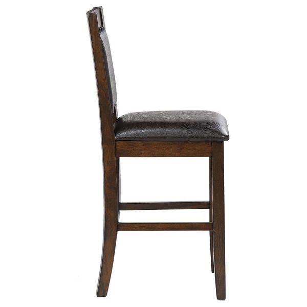 Dewey - Upholstered Counter Chair (Set of 2) - Walnut Online Sale