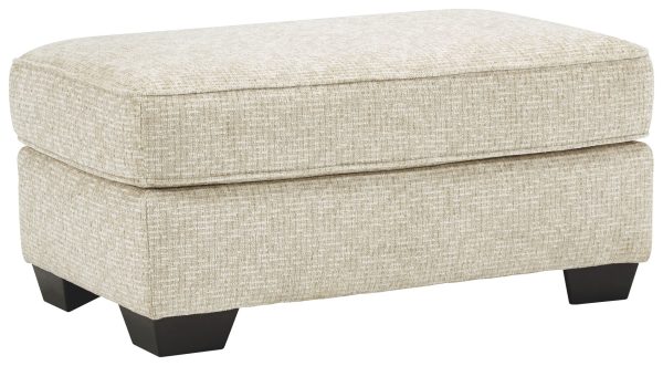 Haisley - Ivory - Ottoman For Discount