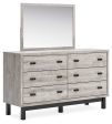 Vessalli - Gray - Dresser And Mirror For Sale