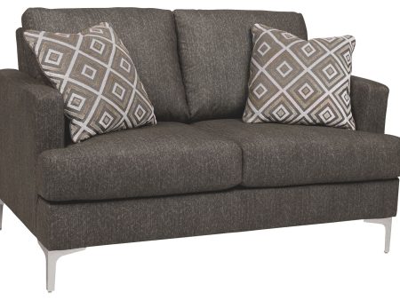 Arcola - Brown Dark - RTA Loveseat Sale