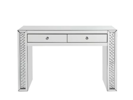 Nysa - Vanity Desk - Mirrored & Faux Crystals Online Sale