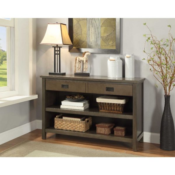 Asteris - Accent Table - Gray Oak Fashion