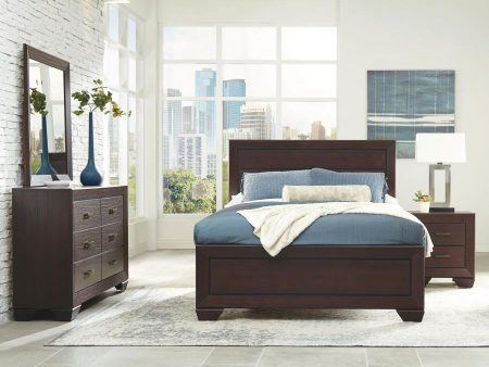 Kauffman - Transitional Panel Bed Bedroom Set For Sale