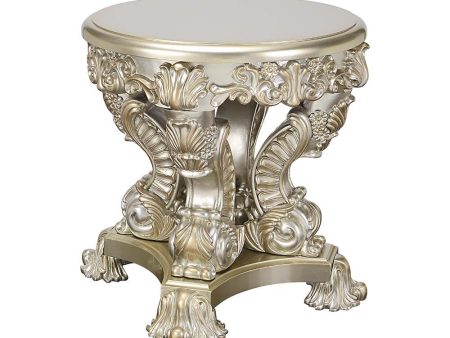 Sorina - End Table - Antique Gold Finish - 28  Online Sale