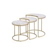 Anpay Coffee Table - Faux Marble & Gold Online Hot Sale