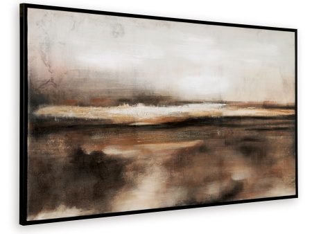 Drewland - Black   Brown   Orange - Wall Art Supply