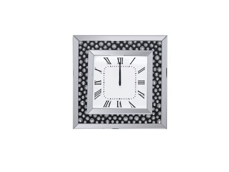 Marku - Wall Clock - Mirrored & Faux Gemstones Online Hot Sale