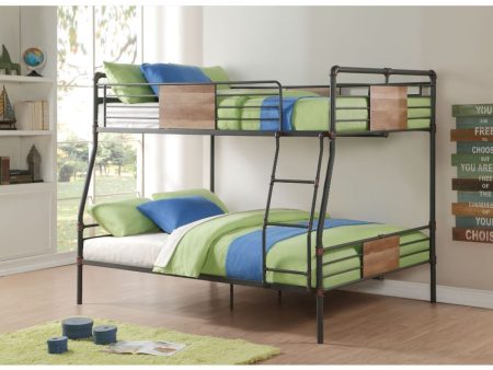 Brantley - Bunk Bed - Sandy Black & Dark Bronze Hand-Brushed Online now