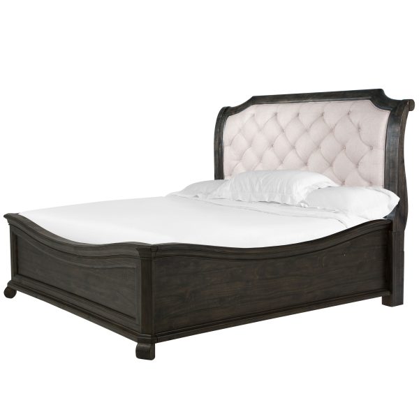 Bellamy - Complete Sleigh Bed With Shaped Footboard For Discount