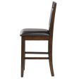 Dewey - Upholstered Counter Chair (Set of 2) - Walnut Online Sale