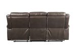 Lydia - Sofa - Brown Leather Aire For Discount