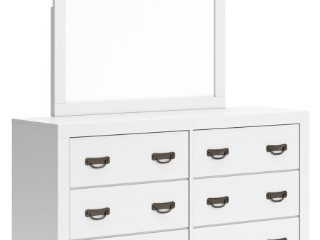 Binterglen - White - Dresser And Mirror Cheap