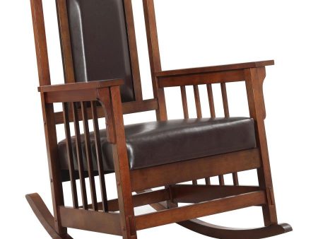 Ida - Upholstered Rocking Chair - Tobacco Online now