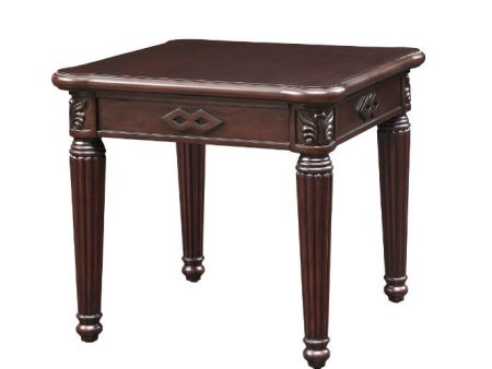 Chateau De Ville - End Table - Espresso Finish Discount