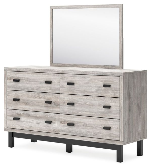 Vessalli - Gray - Dresser And Mirror For Sale