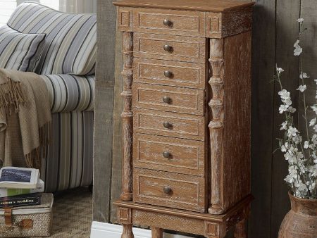 Taline - Jewelry Armoire - Weathered Oak Hot on Sale