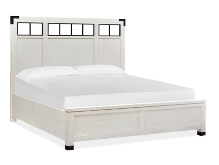 Harper Springs - Complete Panel Bed With Metal Headboard Hot on Sale