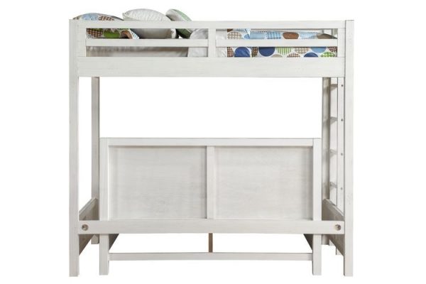 Celerina - Queen Bed - Weathered White Finish Online