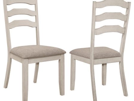 Ronnie - Wood Dining Side Chair (Set of 2) - Rustic Cream Online Hot Sale