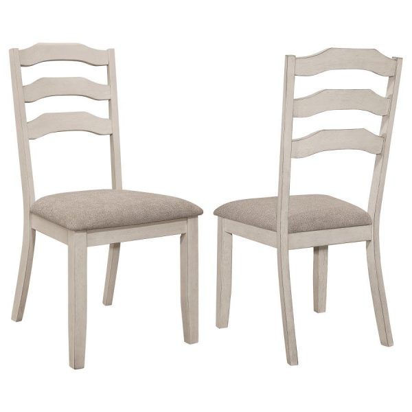 Ronnie - Wood Dining Side Chair (Set of 2) - Rustic Cream Online Hot Sale