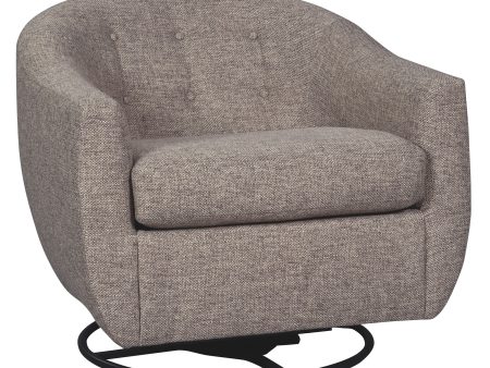 Upshur - Taupe - Swivel Glider Accent Chair Online