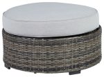 Harbor Court - Gray - Ottoman with Cushion For Cheap