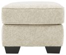 Haisley - Ivory - Ottoman For Discount