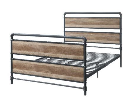 Brantley - Full Bed - Antique Oak & Sandy Gray Finish Online now