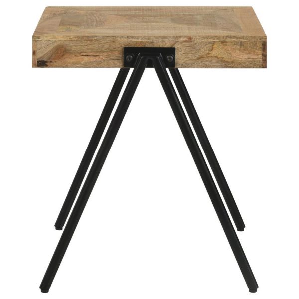 Avery - Square Solid Mango Wood Side End Table - Natural Online Hot Sale