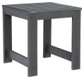 Amora - Charcoal Gray - Square End Table on Sale