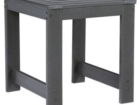 Amora - Charcoal Gray - Square End Table on Sale