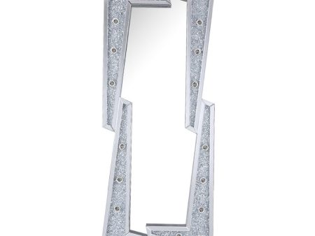 Noralie - Accent Floor Mirror - Pearl Silver - Wood - 63  Online