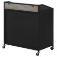 Arlette - 2 Door Mobile Home Bar Wine Cabinet - Sandy Black on Sale