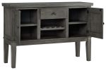 Hallanden - Gray - Dining Room Server Online Sale