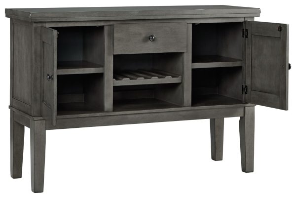 Hallanden - Gray - Dining Room Server Online Sale